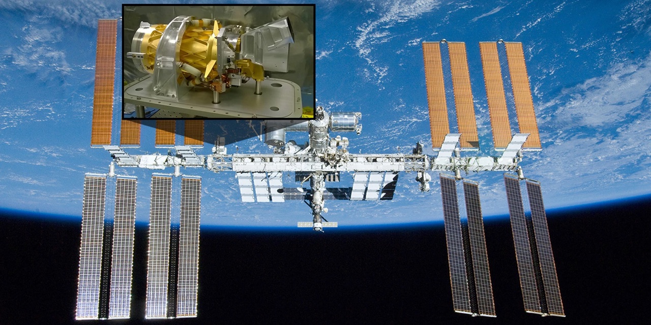 Instrumento EMIT a bordo de la Estación Espacial Internacional, usado para detectar plumas de metano (U.S. Greenhouse Gas Center / NASA)